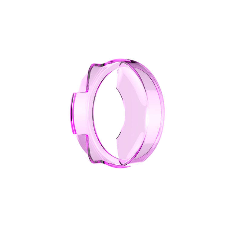 For Garmin Lily TPU Half-pack Candy Color Protective Case(Transparent Purple)