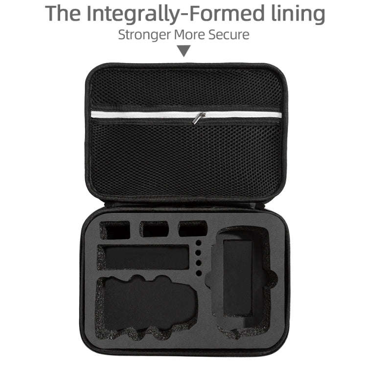 For DJI Mini SE Shockproof Nylon Carrying Hard Case Storage Bag, Size: 21.5 x 29.5 x 10cm(Black +...