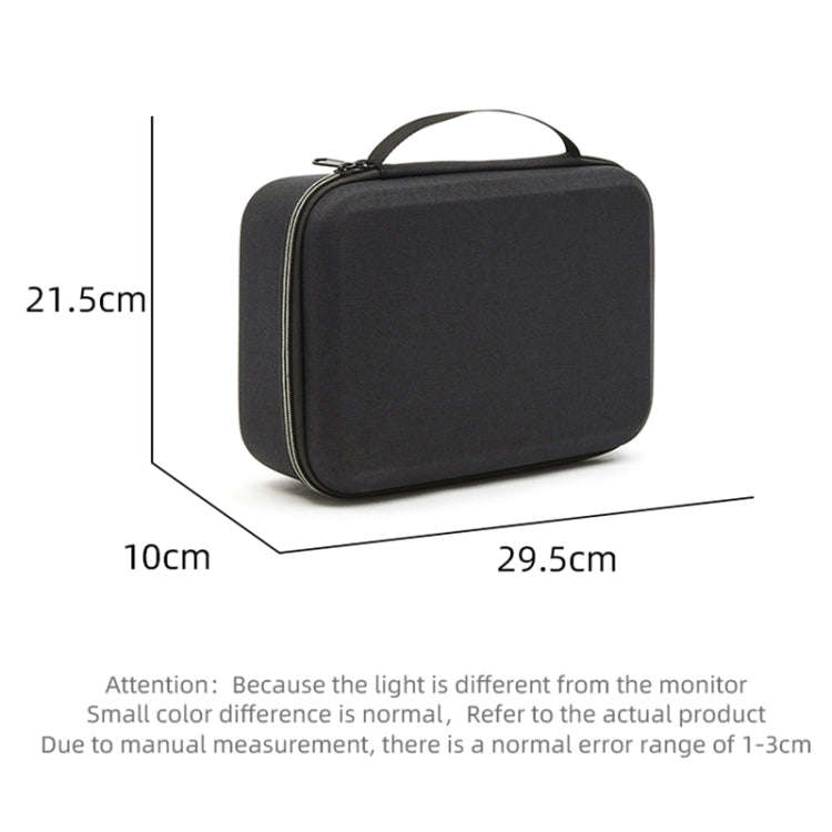 For DJI Mini SE Shockproof Nylon Carrying Hard Case Storage Bag, Size: 21.5 x 29.5 x 10cm(Black +...