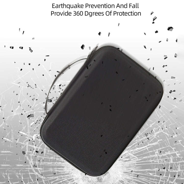 For DJI Mini SE Shockproof Nylon Carrying Hard Case Storage Bag, Size: 21.5 x 29.5 x 10cm(Black +...