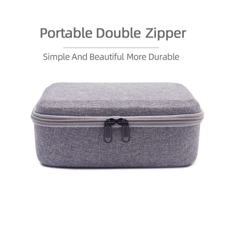 For DJI Mini SE Shockproof Carrying Hard Case Storage Bag, Size: 24 x 19 x 9cm(Grey + Red Liner)