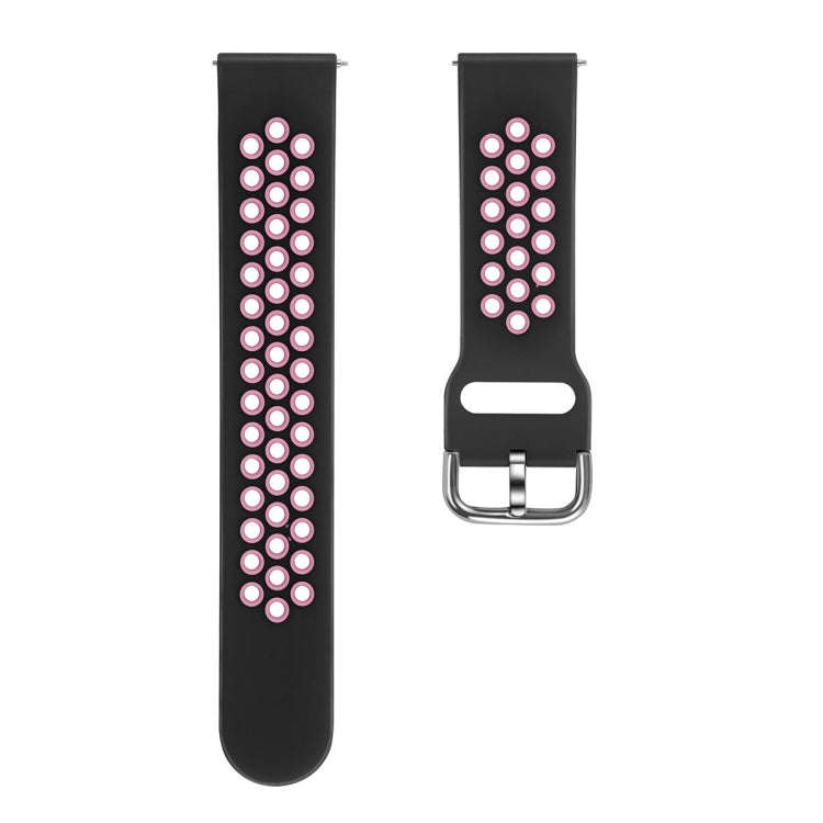 For Galaxy Watch 46 / S3 / Huawei Watch GT 1 / 2 22mm Smart Watch Silicone Double Color Watch Ban...