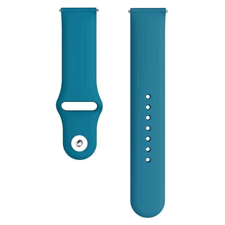 For Samsung Galaxy Watch Active2 Bluetooth Version 40mm Smart Watch Solid Color Silicone Watch Ba...