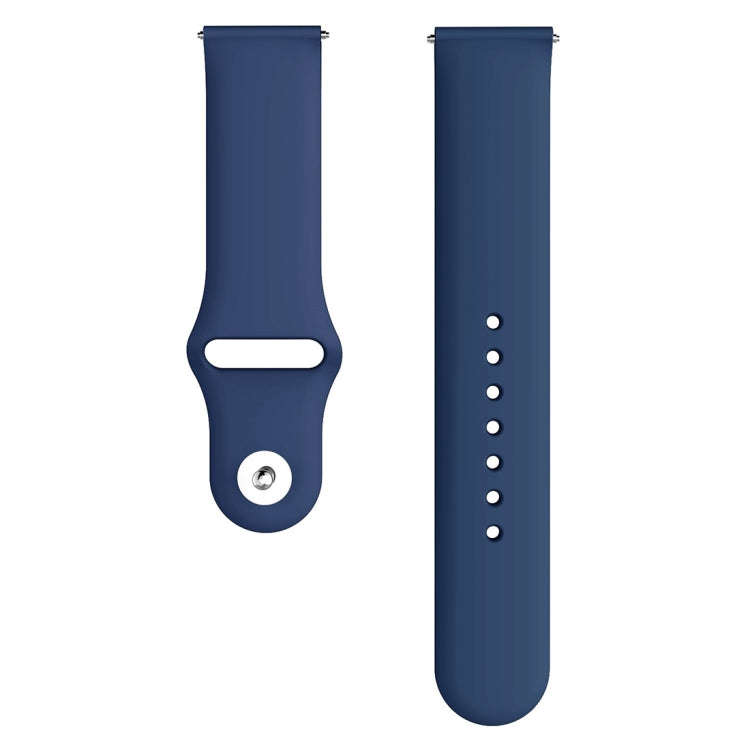 For Samsung Galaxy Watch Active2 Bluetooth Version 40mm Smart Watch Solid Color Silicone Watch Ba...