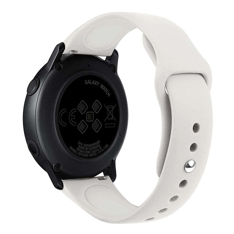 For Samsung Galaxy Watch Active2 Bluetooth Version 40mm Smart Watch Solid Color Silicone Watch Ba...
