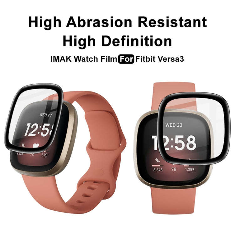 For Fitbit Versa 3 / Sense IMAK Plexiglass HD Watch Protective Film