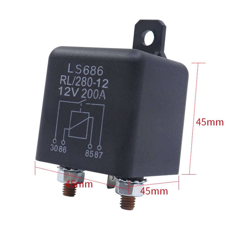 12V 4.8W Start Type 200A RV Modified Start Relay