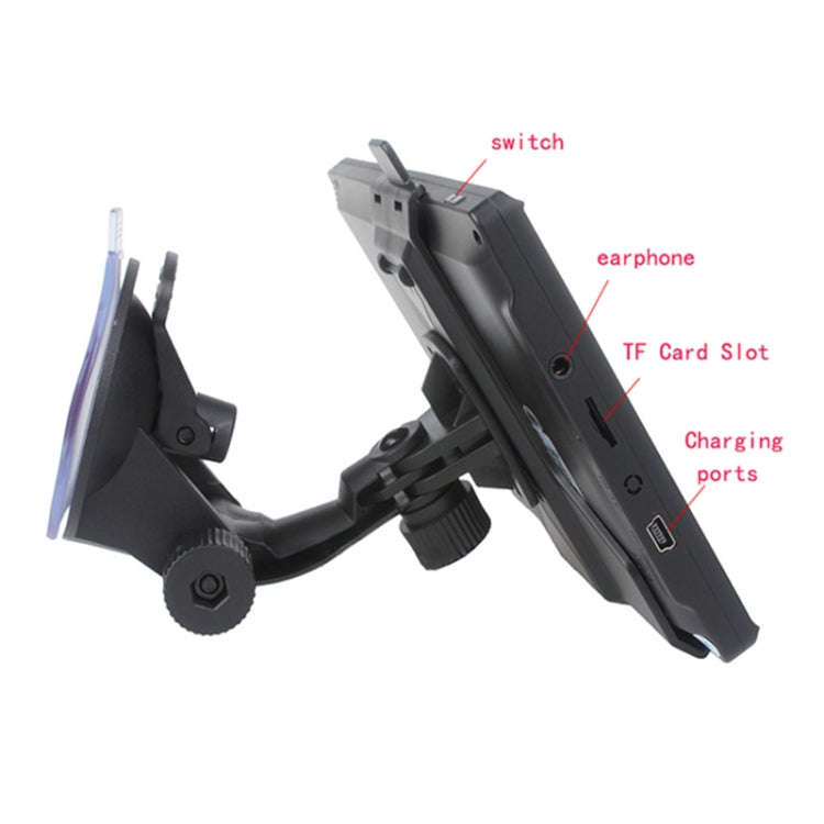 7 inch Car HD GPS Navigator 8G+128M Resistive Screen Support FM / TF Card, Specification:Europe Map