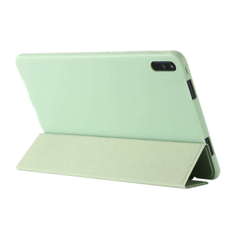 For Huawei MatePad 11 (2021) GEBEI Shockproof Horizontal Flip Leather Case with Three-folding Hol...