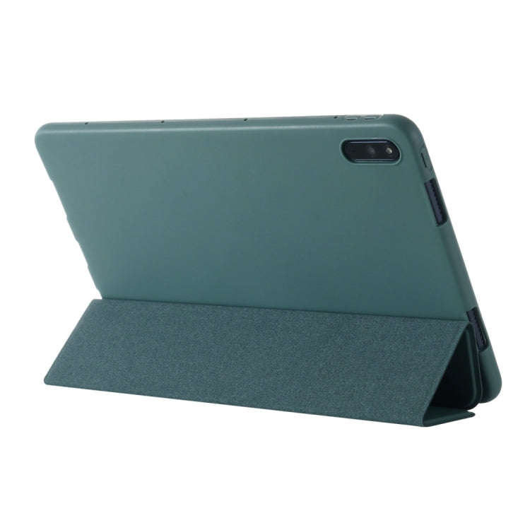 For Huawei MatePad 11 (2021) GEBEI Shockproof Horizontal Flip Leather Case with Three-folding Hol...
