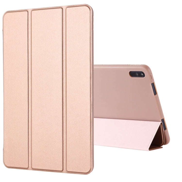 For Huawei MatePad 11 (2021) GEBEI Shockproof Horizontal Flip Leather Case with Three-folding Hol...