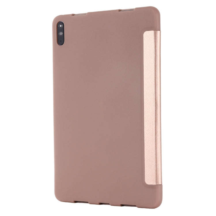 For Huawei MatePad 11 (2021) GEBEI Shockproof Horizontal Flip Leather Case with Three-folding Hol...