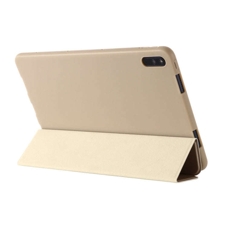 For Huawei MatePad 11 (2021) GEBEI Shockproof Horizontal Flip Leather Case with Three-folding Hol...