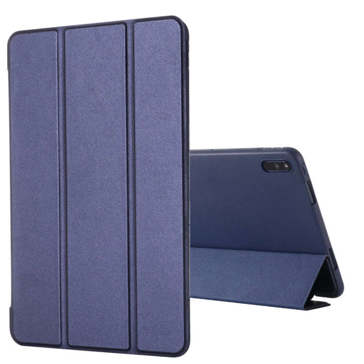 For Huawei MatePad 11 (2021) GEBEI Shockproof Horizontal Flip Leather Case with Three-folding Hol...