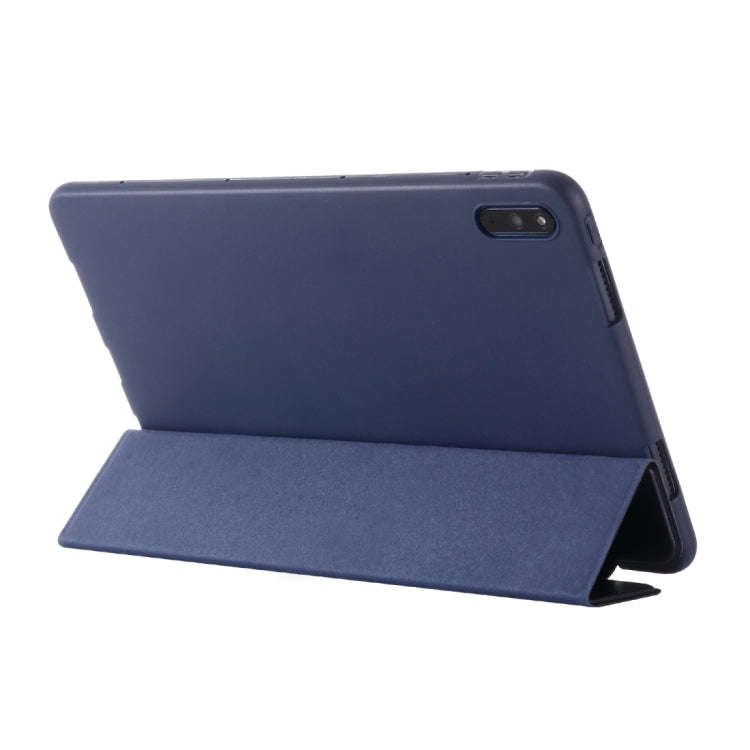 For Huawei MatePad 11 (2021) GEBEI Shockproof Horizontal Flip Leather Case with Three-folding Hol...