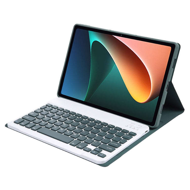 A0N5 Ultra-thin Detachable Lambskin Texture TPU Bluetooth Keyboard Leather Tablet Case with Holde...