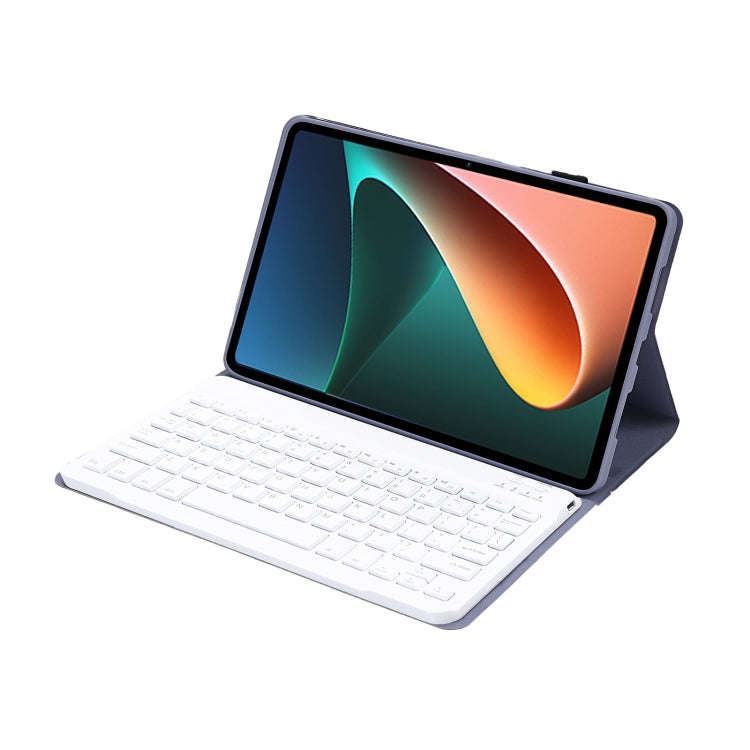 A0N5 Ultra-thin Detachable Lambskin Texture TPU Bluetooth Keyboard Leather Tablet Case with Holde...