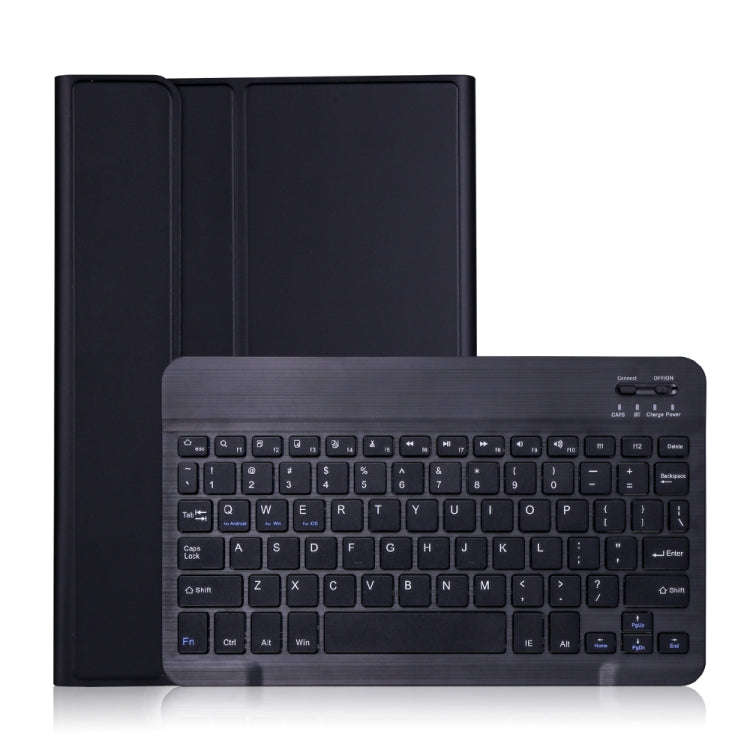A0N5 Ultra-thin Detachable Lambskin Texture TPU Bluetooth Keyboard Leather Tablet Case with Holde...