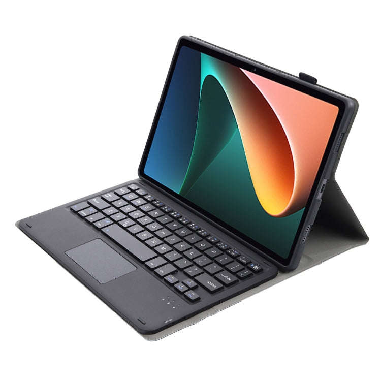 A0N5-A Ultra-thin Detachable Lambskin Texture TPU Bluetooth Keyboard Leather Tablet Case with Hol...