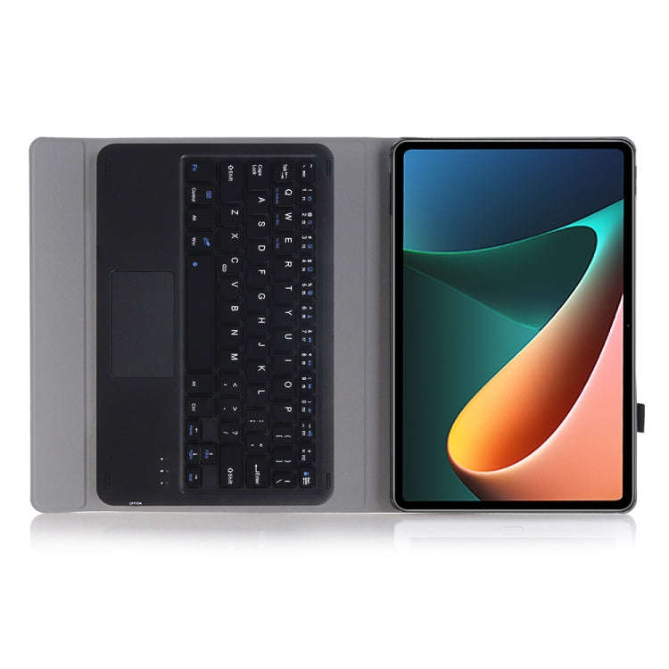 A0N5-A Ultra-thin Detachable Lambskin Texture TPU Bluetooth Keyboard Leather Tablet Case with Hol...