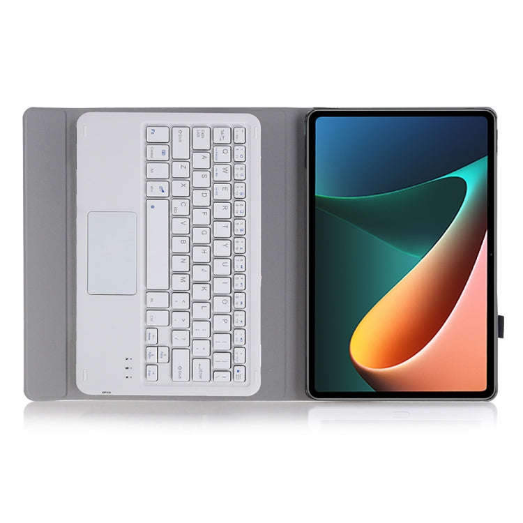 A0N5-A Ultra-thin Detachable Lambskin Texture TPU Bluetooth Keyboard Leather Tablet Case with Hol...