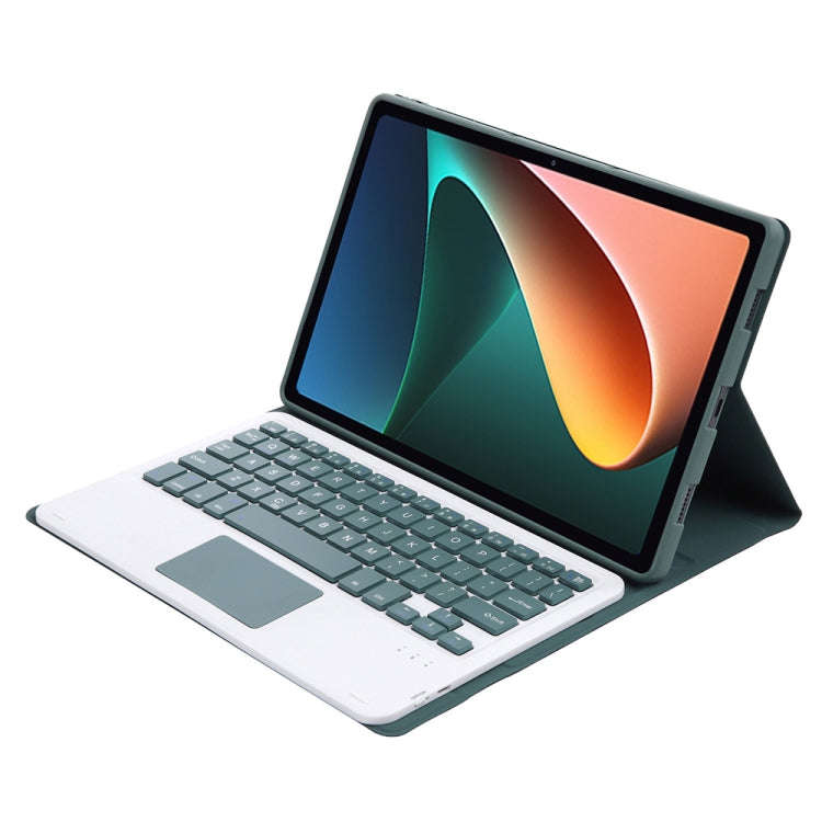 A0N5-A Ultra-thin Detachable Lambskin Texture TPU Bluetooth Keyboard Leather Tablet Case with Hol...