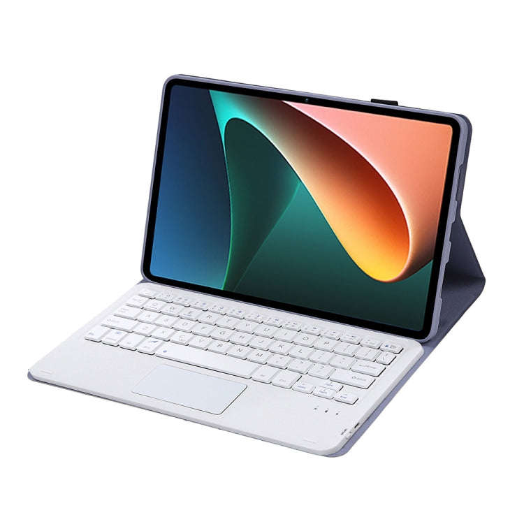 A0N5-A Ultra-thin Detachable Lambskin Texture TPU Bluetooth Keyboard Leather Tablet Case with Hol...