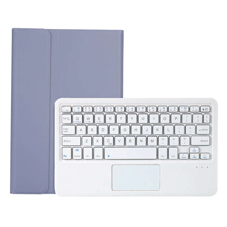 A0N5-A Ultra-thin Detachable Lambskin Texture TPU Bluetooth Keyboard Leather Tablet Case with Hol...