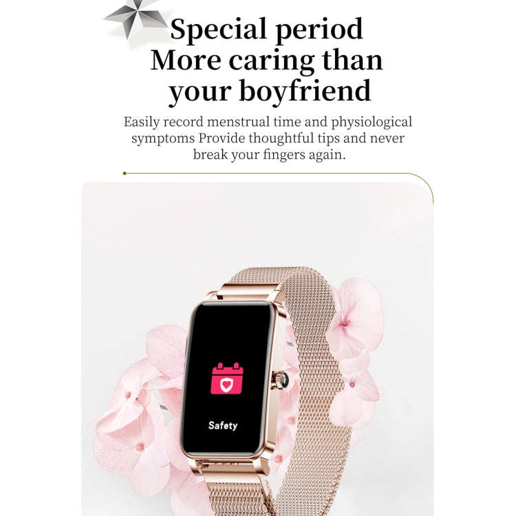 ZX19 1.45 inch HD Screen Bluetooth 5.0 IP68 Waterproof Women Smart Watch, Support Sleep Monitor /...