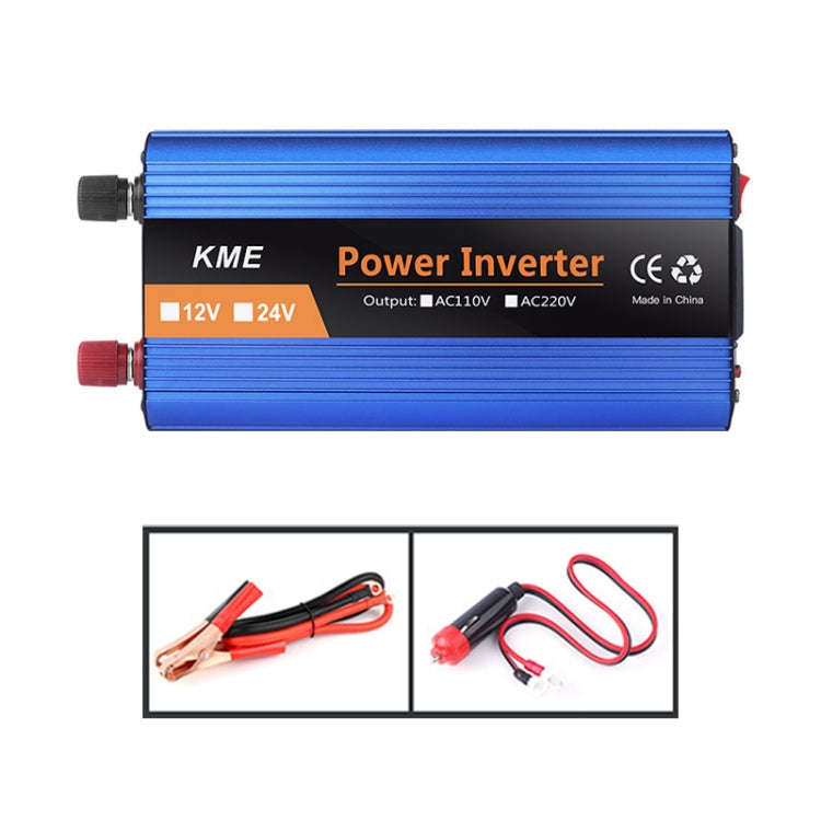 Carmaer 1200W Car Smart Multi-function Digital Display Inverter Household Power Converter, Specif...