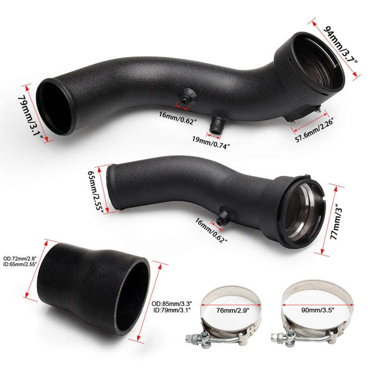JQG1007 Car Modified Intake Pipe Kit for BMW 335i N55