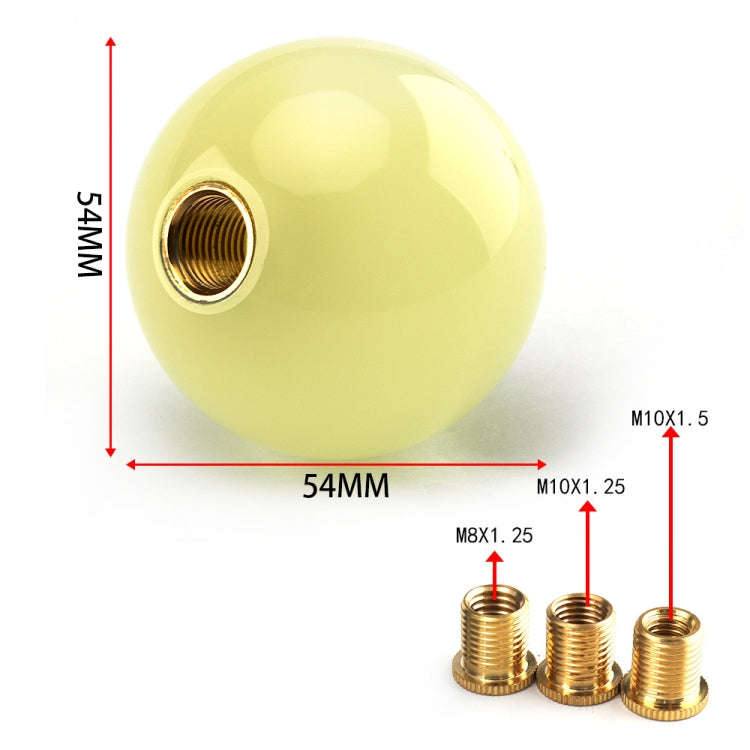 SK-1042 Universal Car Round Luminous Shift Knob with Adapters(Blue)