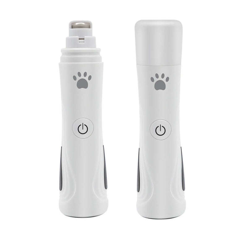 RC-306 Animal Nail Grinder USB Automatic Manicure(White)
