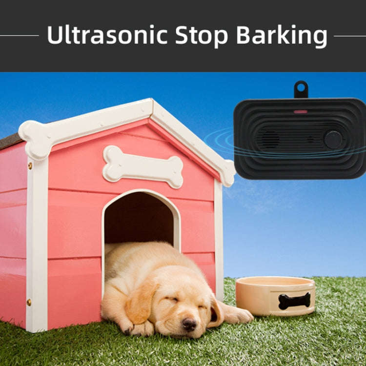 RC-311 Home Ultrasonic Pet Stop Barking Device(Black)