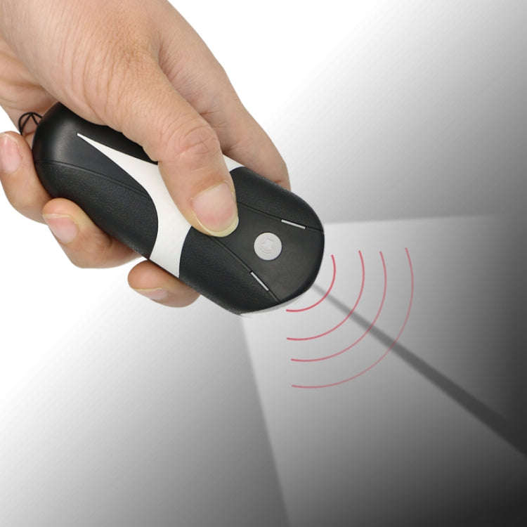 RC-534 Handheld Portable Ultrasonic Dog Repeller with LED Lights(Black + White)