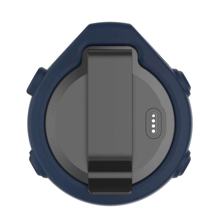 For Garmin Approach G12 Silicone Protective Case Cover(Navy Blue)