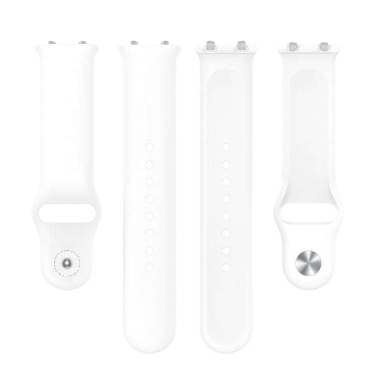 For Meizu Watch Silicone Watch Band, Size: One Size(White)