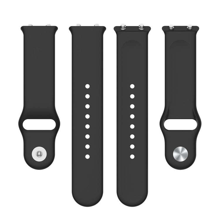 For Meizu Watch Silicone Watch Band, Size: One Size(Black)