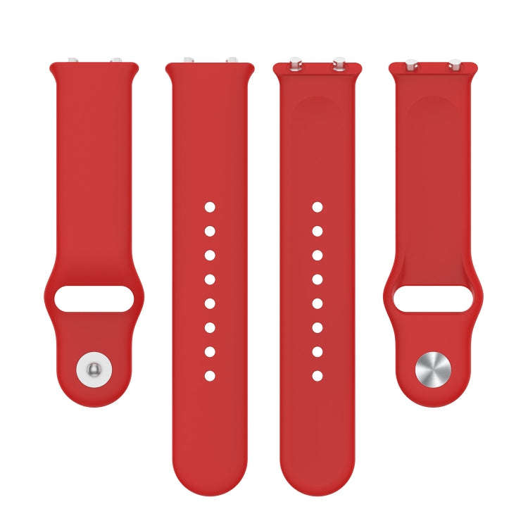 For Meizu Watch Silicone Watch Band, Size: One Size(Red)