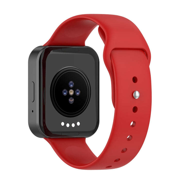 For Meizu Watch Silicone Watch Band, Size: One Size(Red)