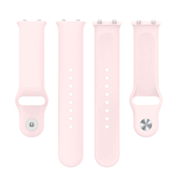For Meizu Watch Silicone Watch Band, Size: One Size(Light Pink)