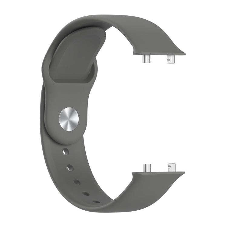 For Meizu Watch Silicone Watch Band, Size: One Size(Dark Grey)