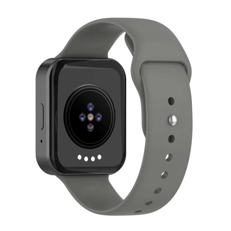 For Meizu Watch Silicone Watch Band, Size: One Size(Dark Grey)