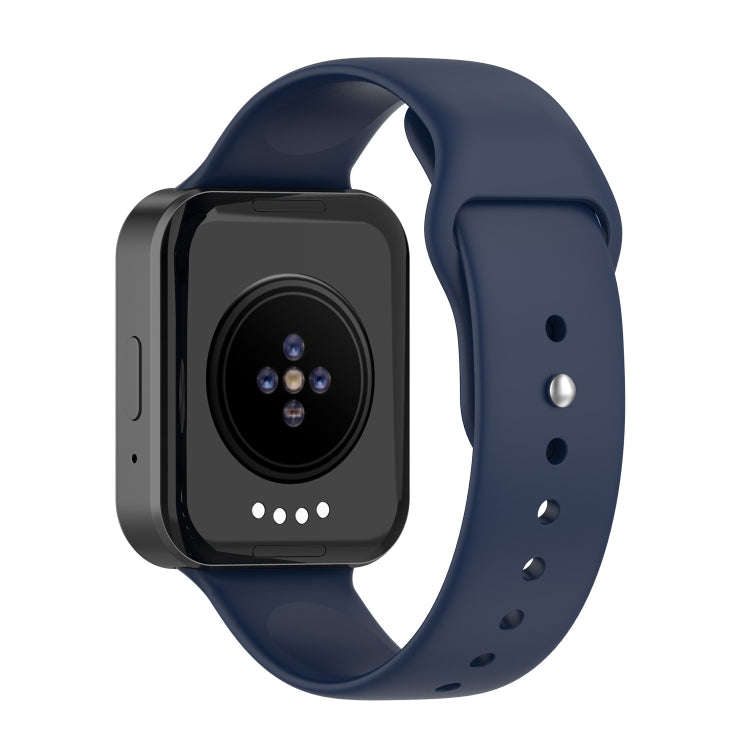 For Meizu Watch Silicone Watch Band, Size: One Size(Midnight Blue)