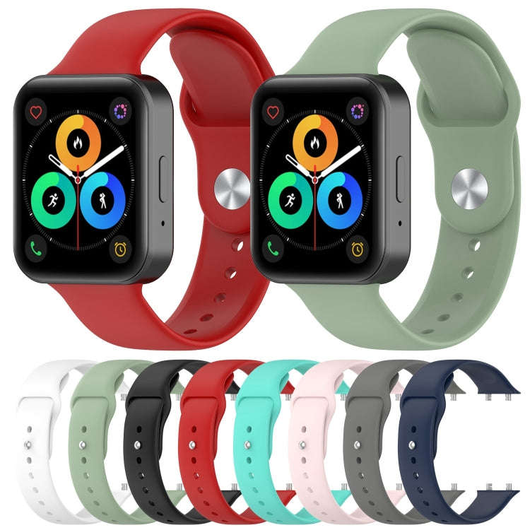 For Meizu Watch Silicone Watch Band, Size: One Size(Red)