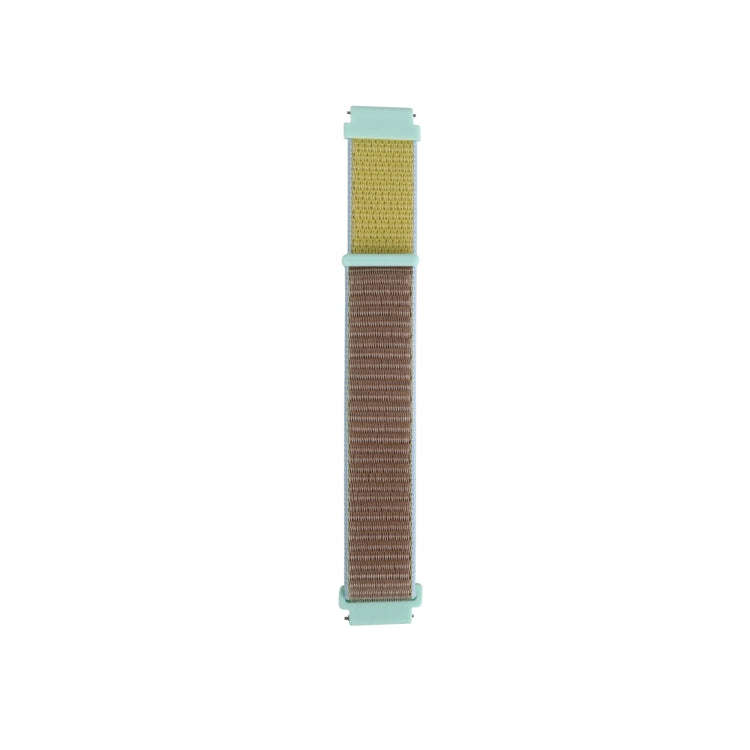 For Samsung Galaxy Watch3 45mm Nylon Loop Watch Band(Light Tan)