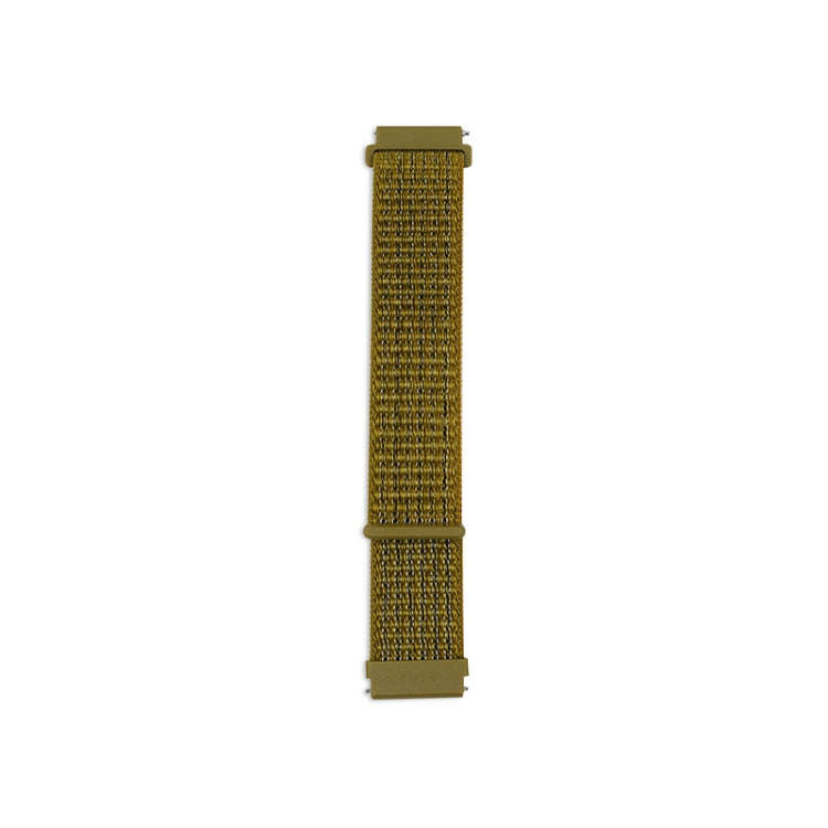 For Garmin Vivoactive 3 Nylon Loop Watch Band(Olive Green)