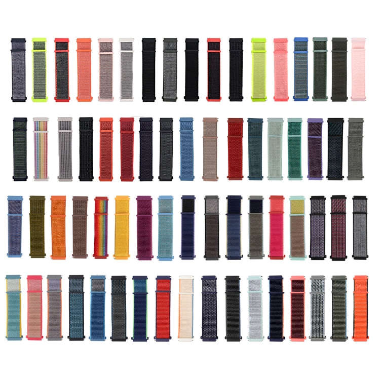 For Garmin Vivoactive 3 Nylon Loop Watch Band(Spcarmint)