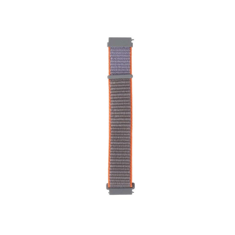 For Samsung Galaxy Watch4 Classic/Watch4 Nylon Loop Watch Band(Orange)