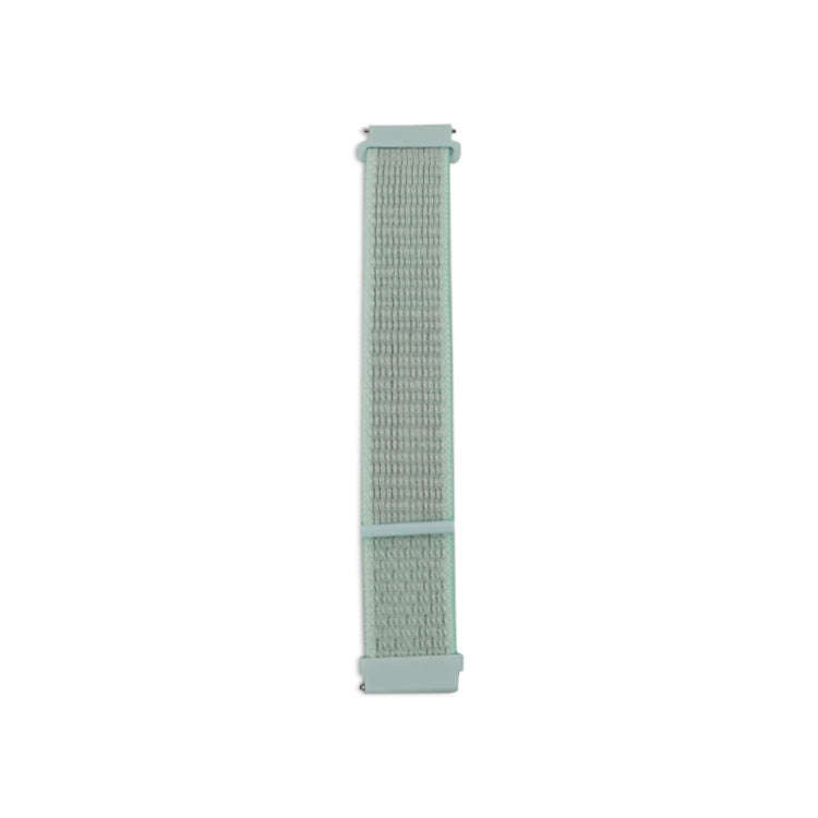 For Samsung Galaxy Watch4 Classic/Watch4 Nylon Loop Watch Band(Light Cyan)
